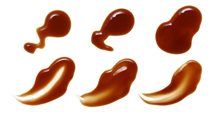 Chinese oyster sauce on white background
