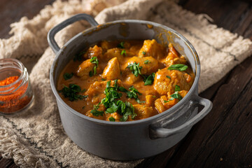 Delicious chicken curry