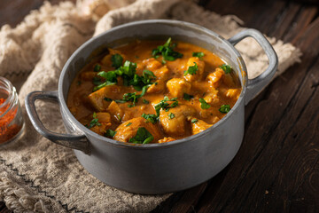 Delicious chicken curry