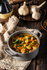 Delicious chicken curry