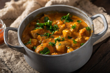 Delicious chicken curry