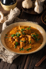 Delicious chicken curry