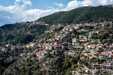 Fototapeta na wymiar Langadia village in Arcadia Greece