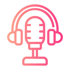 podcast gradient icon