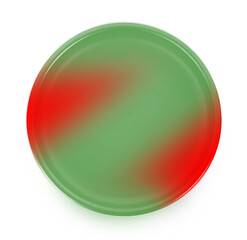 empty plate isolated on white background