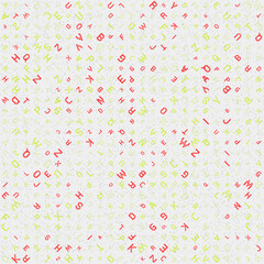 Abstract Geometric Pattern generative computational art illustration