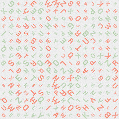 Abstract Geometric Pattern generative computational art illustration