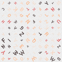 Abstract Geometric Pattern generative computational art illustration