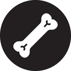 bone glyph icon