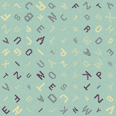 Abstract Geometric Pattern generative computational art illustration