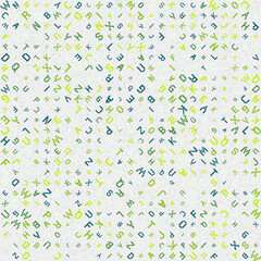 Abstract Geometric Pattern generative computational art illustration