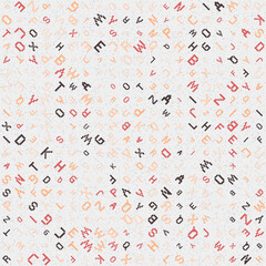 Abstract Geometric Pattern generative computational art illustration