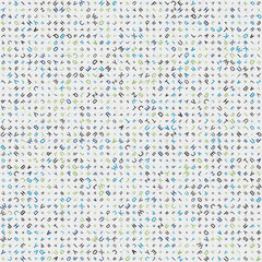 Abstract Geometric Pattern generative computational art illustration