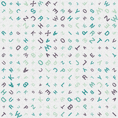 Abstract Geometric Pattern generative computational art illustration