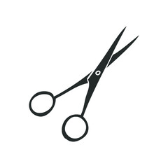 Medical Scissors Icon Silhouette Illustration. Operation Instrument Vector Graphic Pictogram Symbol Clip Art. Doodle Sketch Black Sign.