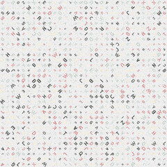 Abstract Geometric Pattern generative computational art illustration