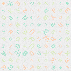 Abstract Geometric Pattern generative computational art illustration