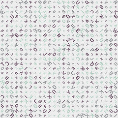 Abstract Geometric Pattern generative computational art illustration