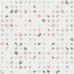 Abstract Geometric Pattern generative computational art illustration