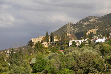 Obraz premium View of Bellapais village near Kyrenia (Girne). Cyprus
