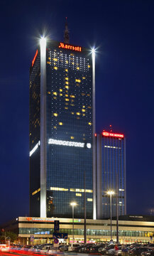 Hotel Marriott in Warsaw. Poland