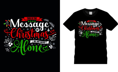 Christmas Typography T Shirt SVG Cut file design This is the message of  Christmas typography t shirt designs, Christmas SVG, Christmas cut file and quotes, Family Christmas T-Shirt, Christmas,