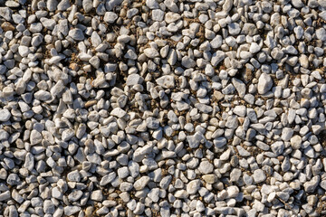 Photo of small gray stone texture for background. Abstract stone texture
