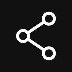 Simple web icon on grey background