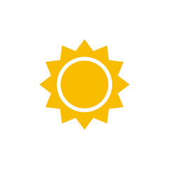 Flat sun Icon