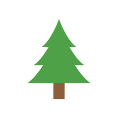 Christmas tree logo ilustration vector design