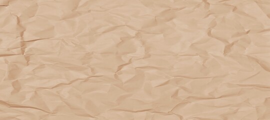 Texture of paper is crumpled. Background for various purposes. Wrinkled paper