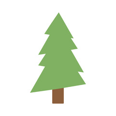 Christmas tree logo ilustration vector design