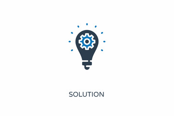 SOLUTION icon in vector. Logotype