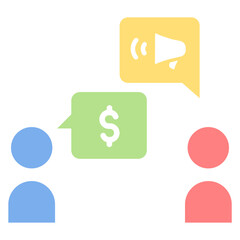 conversation marketing icon