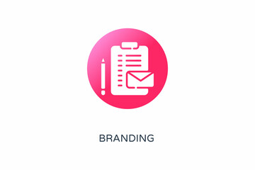 BRANDING icon in vector. Logotype