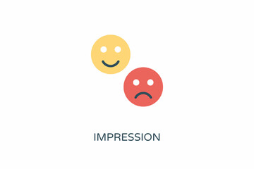 Impression icon in vector. Logotype