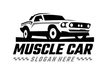 Muscle car logo