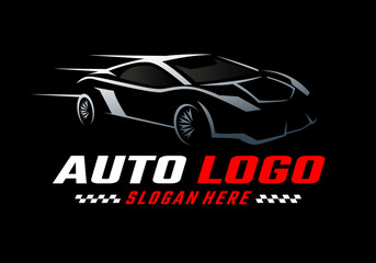 Automotive speed car logo