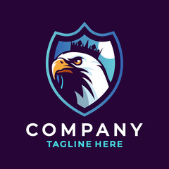 Eagle with crown logo