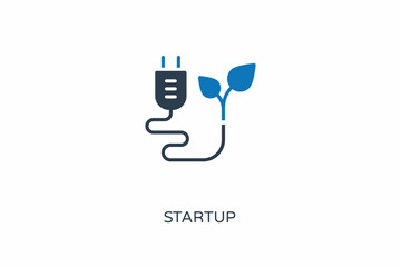 Startup icon in vector. Logotype
