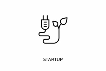 Obraz premium Startup icon in vector. Logotype