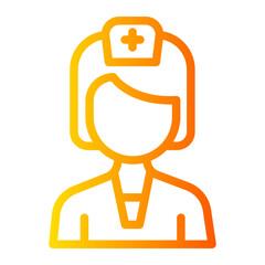 nurse gradient icon