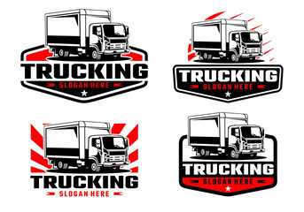 Trucking company logo template