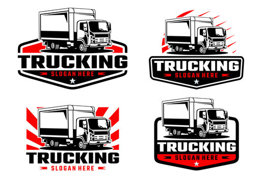 Trucking company logo template