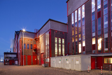 Vintage industrial area situated near and in the former RDM buildings in Rotterdam