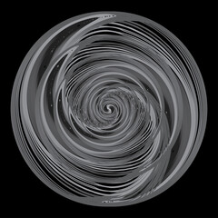3D Spiral Design Element. Background abstract image