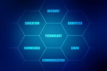Digital Abstract technology background,2d illustration