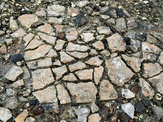 crack cement floor texture