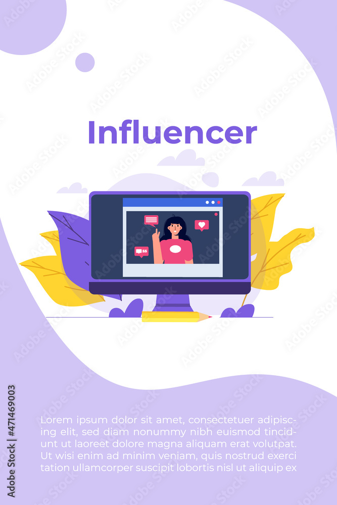 Poster cybersecurity, data access, protection network safe data concept. web page design templates. vector 