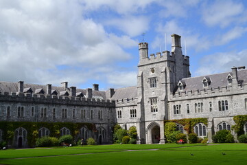 Fototapeta na wymiar University College Cork main quad (Cork, Munster, Ireland)